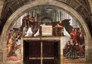 Die Messe von Bolsena Renaissance Meister Raphael Ölgemälde